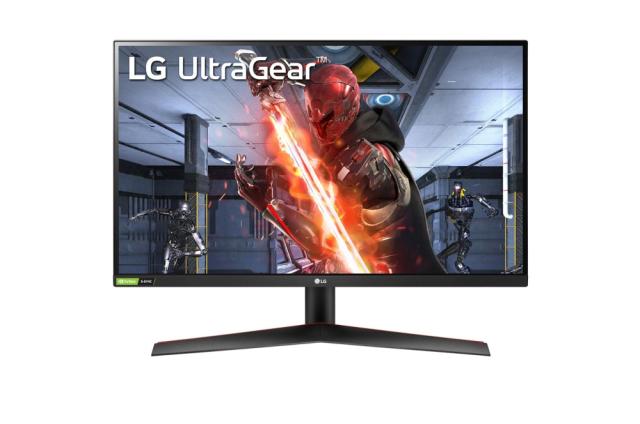 Монитор LG 27GN800-B, 27" UltraGear IPS, 1ms (GtG at Faster), 144Hz, 1000:1, 350cd/m2, QHD 2560x1440, Radeon FreeSync, G-Sync Compatible, HDR 10, sRGB 99%, USB, HDMI, DisplayPort,  Height Adjustable, Tilt, Pivot, Black