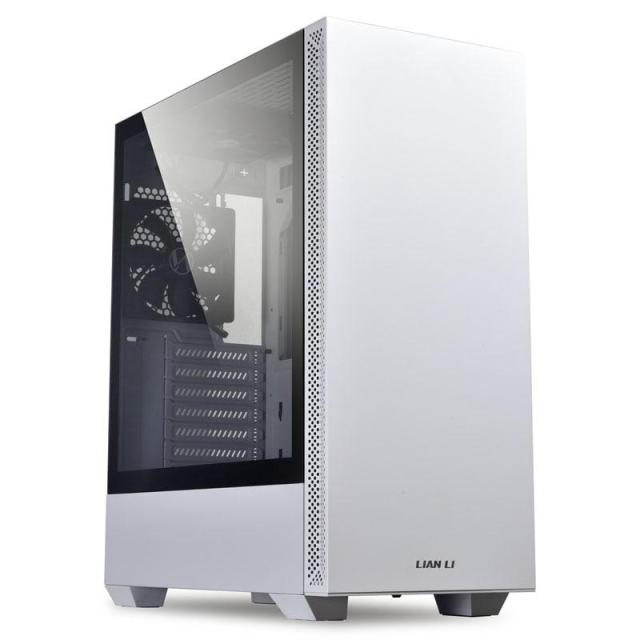 Кутия Lian-Li LANCOOL 205 Mid-Tower, Tempered Glass, USB 3.0 x 2, ATX/M-ATX/Mini-ITX, Бяла