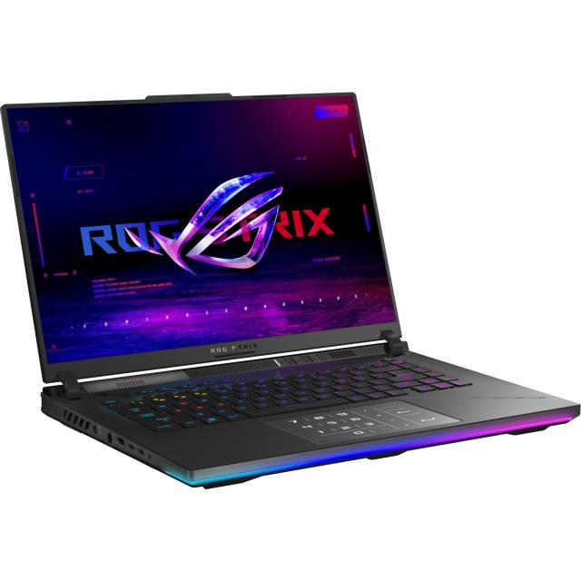 Лаптоп ASUS ROG Strix SCAR 16 G634JY-NM001X, 16.0" (40.64 cm), WQXGA, Intel Core i9-13980HX (1.6/5.6GHz, 36M), NVIDIA RTX 4090 16GB GDDR6 DLSS 3, 32GB DDR5, 2TB SSD, Windows 11 Pro