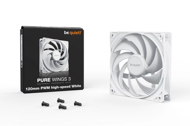 Вентилатор be quiet! Fan 120mm - Pure Wings 3 120mm PWM high-speed White