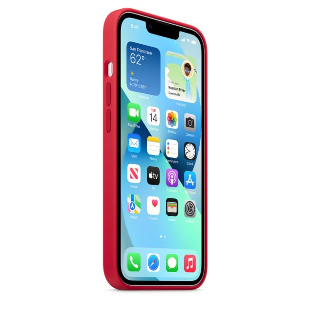 Калъф Apple iPhone 13 Silicone Case with MagSafe – (PRODUCT)RED
