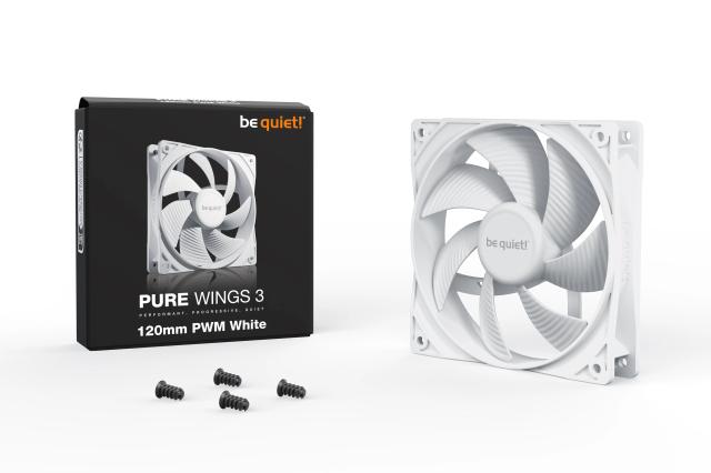 Вентилатор be quiet! Fan 120mm - Pure Wings 3 120mm PWM White