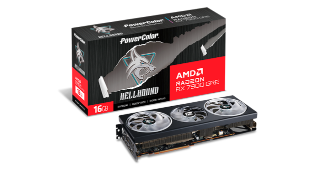 Видео карта Powercolor AMD RADEON HELLHOUND RX 7900 GRE 16GB GDDR6, 256-bit, HDMI, 3x DP