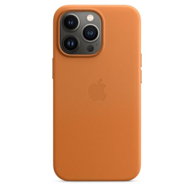 Калъф Apple iPhone 13 Pro Leather Case with MagSafe - Golden Brown