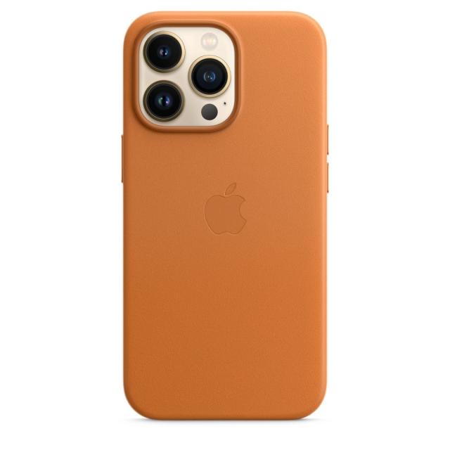 Калъф Apple iPhone 13 Pro Leather Case with MagSafe - Golden Brown
