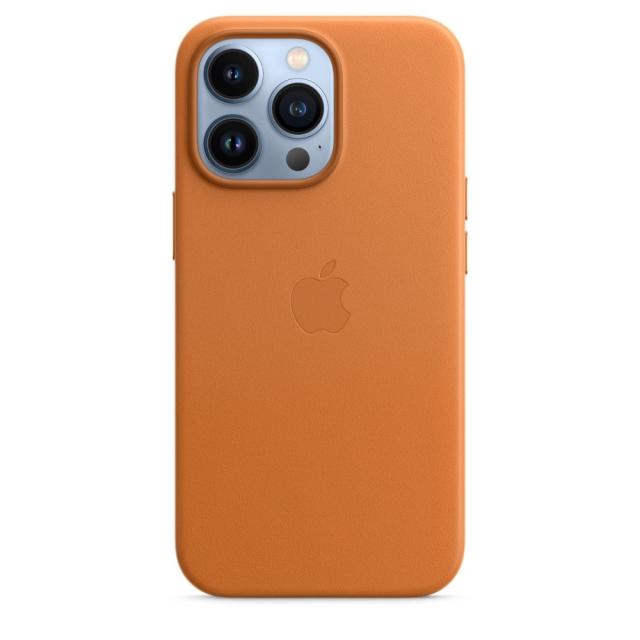 Калъф Apple iPhone 13 Pro Leather Case with MagSafe - Golden Brown