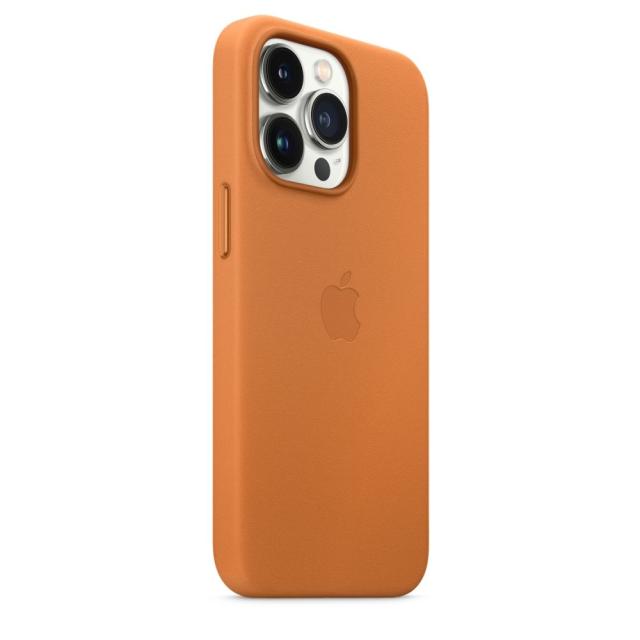 Калъф Apple iPhone 13 Pro Leather Case with MagSafe - Golden Brown