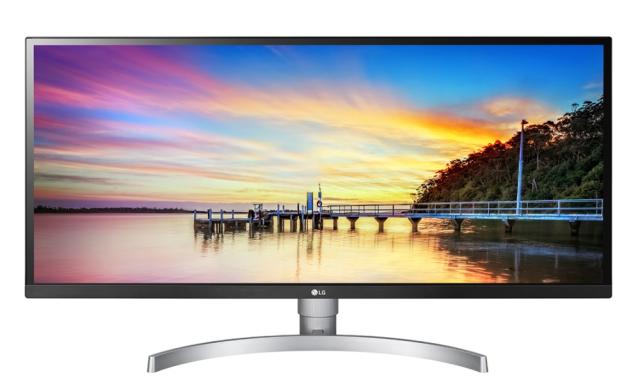 Монитор LG 34WK650-W, 34" Flat LCD AG, IPS Panel, 5ms, 1000:1, Mega DFC, 300 cd/m2, 21:9, 2560x1080, FreeSync 75Hz, HDR10, sRGB 99%, HDMI, DisplayPort, SP 2x5w Maxx Audio, Height, Tilt, Black/Silver Hair line (Pearl & Spray)