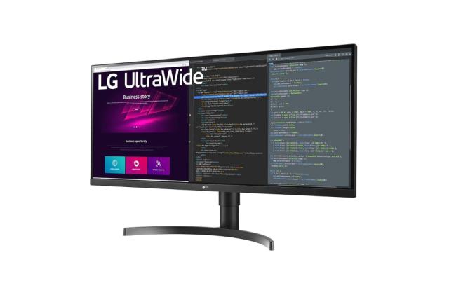 Монитор LG 34WN750-B, 34" 21:9 WQHD (3440 x 1440) IPS Display, HDR10 Monitor with FreeSync, 5ms, 75Hz, 300cd/m2, 1000:1, sRGB 95%, USB 3.0, HDMI, DisplayPort, Headphone Out, Tilt, Height, Black
