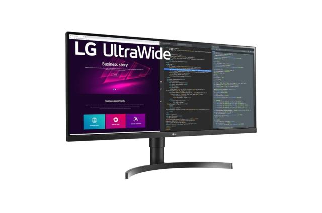 Монитор LG 34WN750-B, 34" 21:9 WQHD (3440 x 1440) IPS Display, HDR10 Monitor with FreeSync, 5ms, 75Hz, 300cd/m2, 1000:1, sRGB 95%, USB 3.0, HDMI, DisplayPort, Headphone Out, Tilt, Height, Black