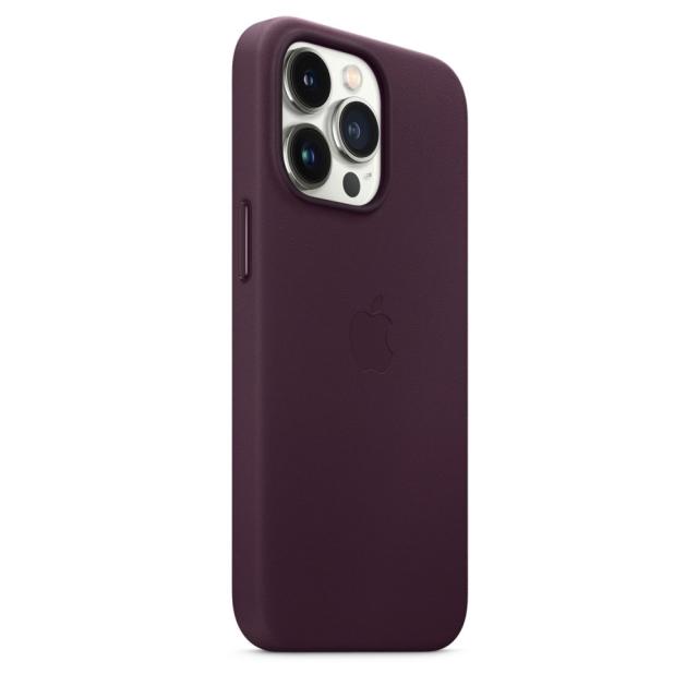 Калъф Apple iPhone 13 Pro Leather Case with MagSafe - Dark Cherry