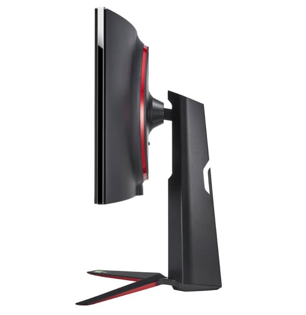 Монитор LG 34GN850-B, 34" 21:9 Curved UltraGear Gaming, Nano IPS 1ms, QHD (3440 x 1440) AG, NVIDIA G-SYNC, 160Hz, 1000:1, 400cd/m2, HDR 10, HDR 400, Adaptive-Sync, HDMI, DisplayPort, USB3.0 (1up/2down), Height, Tilt, Headphone Out, Black