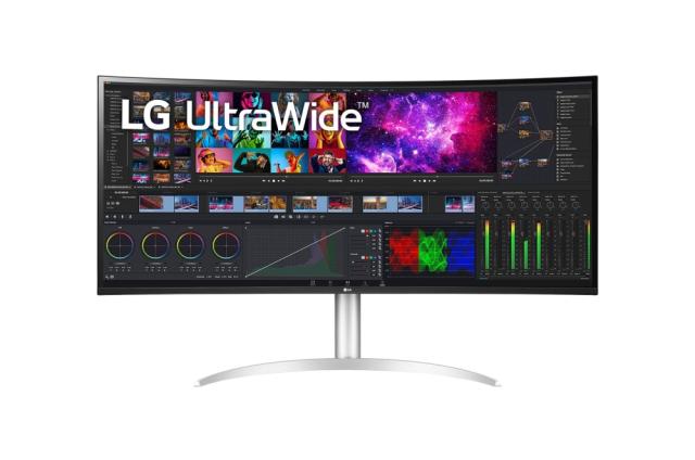Монитор LG 40WP95C-W, 39.7" 21:9 Curved UltraWide 5K2K Nano IPS AG, 5ms, 300 cd/m2, 1000:1, Mega DFC, 5120x2160, DCI-P3 98%, HDR 10, AMD FreeSync, USB 3.0, Thunderbolt 4, USB Type-C, HDMI, DisplayPort, 2x5W, PBP, Tilt, Height, Swivel, Tiltan