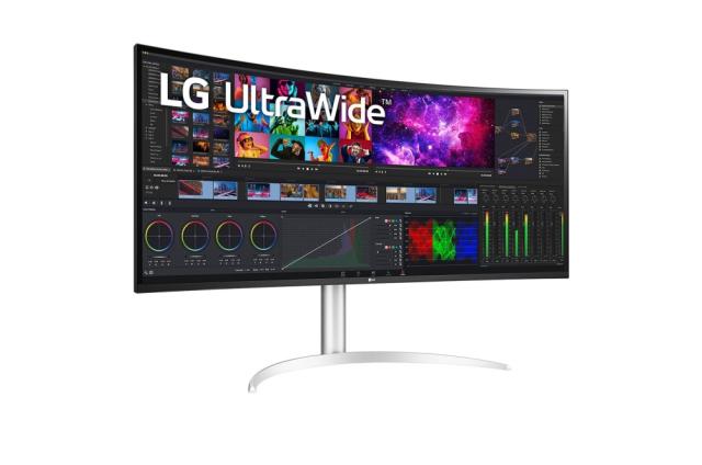 Монитор LG 40WP95C-W, 39.7" 21:9 Curved UltraWide 5K2K Nano IPS AG, 5ms, 300 cd/m2, 1000:1, Mega DFC, 5120x2160, DCI-P3 98%, HDR 10, AMD FreeSync, USB 3.0, Thunderbolt 4, USB Type-C, HDMI, DisplayPort, 2x5W, PBP, Tilt, Height, Swivel, Tiltan