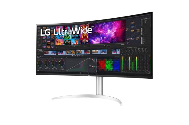 Монитор LG 40WP95C-W, 39.7" 21:9 Curved UltraWide 5K2K Nano IPS AG, 5ms, 300 cd/m2, 1000:1, Mega DFC, 5120x2160, DCI-P3 98%, HDR 10, AMD FreeSync, USB 3.0, Thunderbolt 4, USB Type-C, HDMI, DisplayPort, 2x5W, PBP, Tilt, Height, Swivel, Tiltan