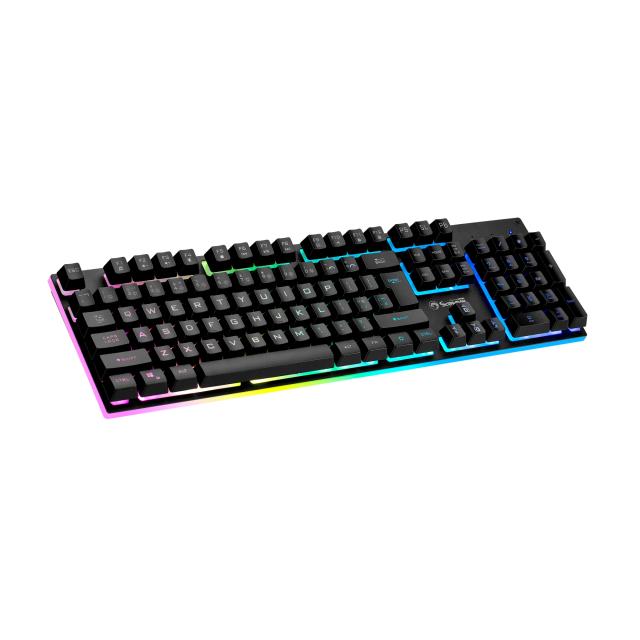 Marvo K604 RGB, геймърска клавиатура, 104 keys