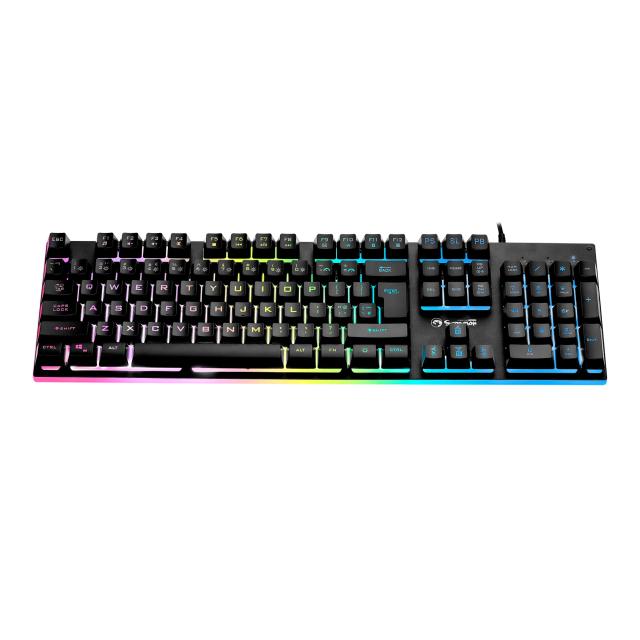 Marvo K604 RGB, геймърска клавиатура, 104 keys