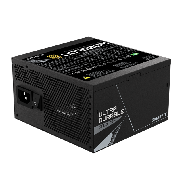 Захранване Gigabyte UD750GM, 750W, 80+ GOLD, Modular