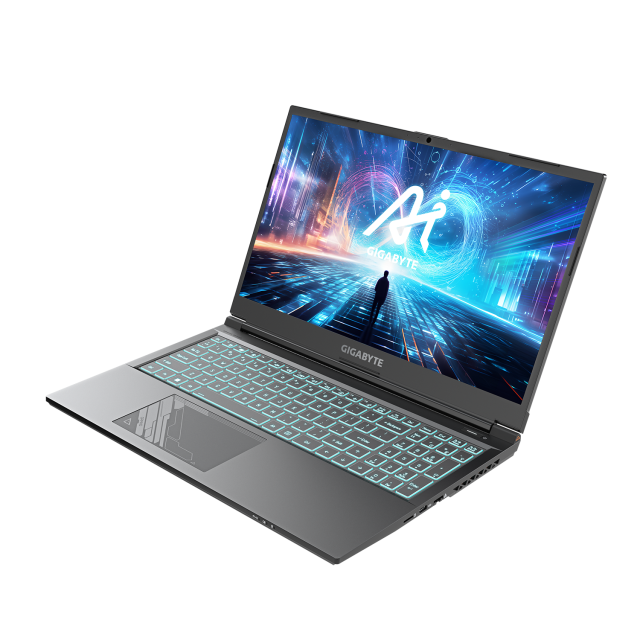 Лаптоп GIGABYTE G5 MF H2EE353KD, Intel Core i7-13620H 10C (2.4/4.9GHz, 24MB Cache) 15.6'' (39.62 cm)  IPS FHD, 144Hz, nVIdia RTX 4050 6GB GDDR6, 16GB (2x8GB) DDR5, 512GB Gen4 SSD, Free DOS