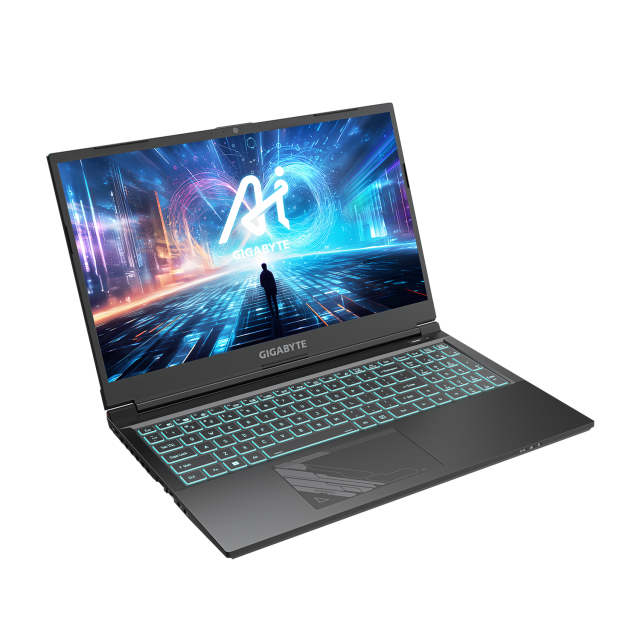 Лаптоп GIGABYTE G5 MF H2EE353KD, Intel Core i7-13620H 10C (2.4/4.9GHz, 24MB Cache) 15.6'' (39.62 cm)  IPS FHD, 144Hz, nVIdia RTX 4050 6GB GDDR6, 16GB (2x8GB) DDR5, 512GB Gen4 SSD, Free DOS