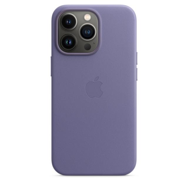 Калъф Apple iPhone 13 Pro Leather Case with MagSafe - Wisteria