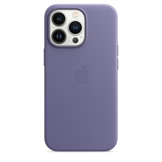 Калъф Apple iPhone 13 Pro Leather Case with MagSafe - Wisteria