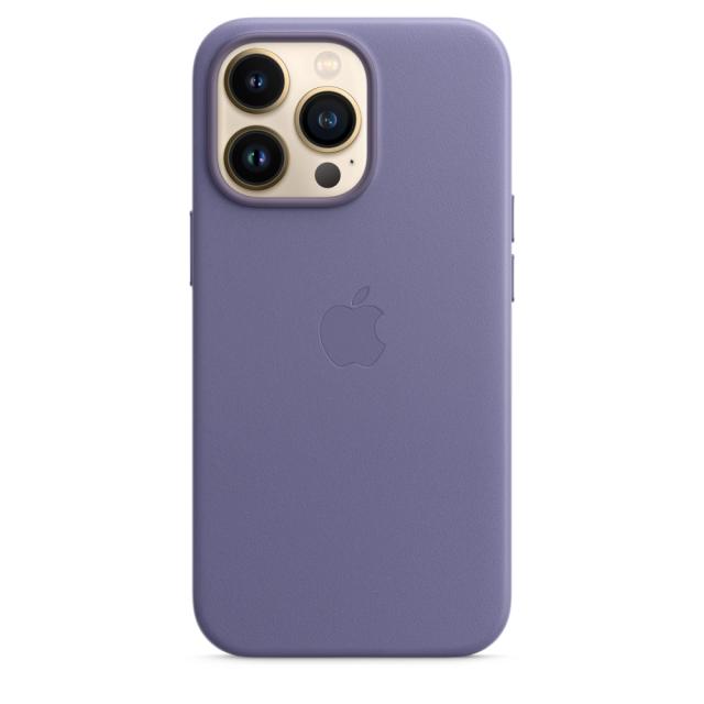 Калъф Apple iPhone 13 Pro Leather Case with MagSafe - Wisteria