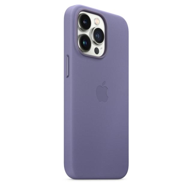 Калъф Apple iPhone 13 Pro Leather Case with MagSafe - Wisteria