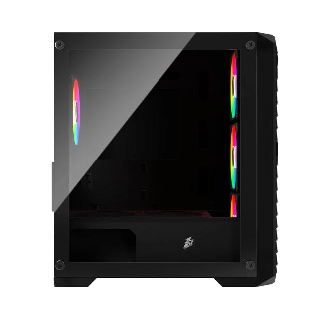 Кутия 1stPlayer TRILOBITE T5 Black, Mini Tower, 2 x USB 3.0, 1 x USB 2.0, mATX, Mini-ITX