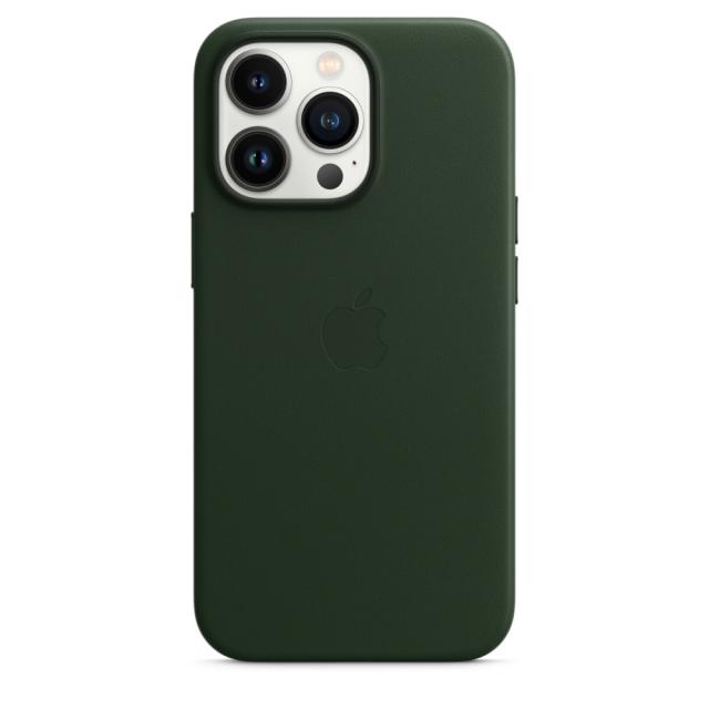 Калъф Apple iPhone 13 Pro Leather Case with MagSafe - Sequoia Green