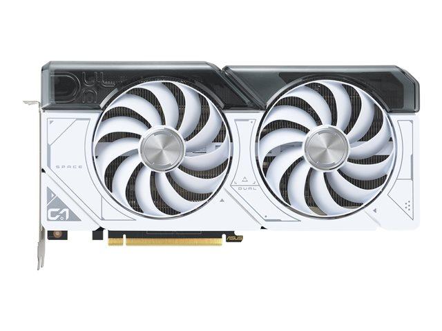 Видео карта ASUS DUAL RTX4070 SUPER OC 12GB GDDR6X WHITE, 192-bit, HDMI, 3x DP