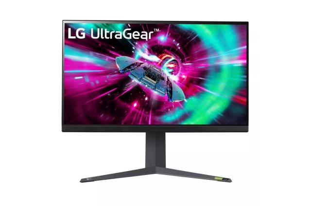 Монитор LG 32GR93U-B, 32" (81.28 cm) 4K UHD IPS, 144Hz, 1ms, HDMI DP