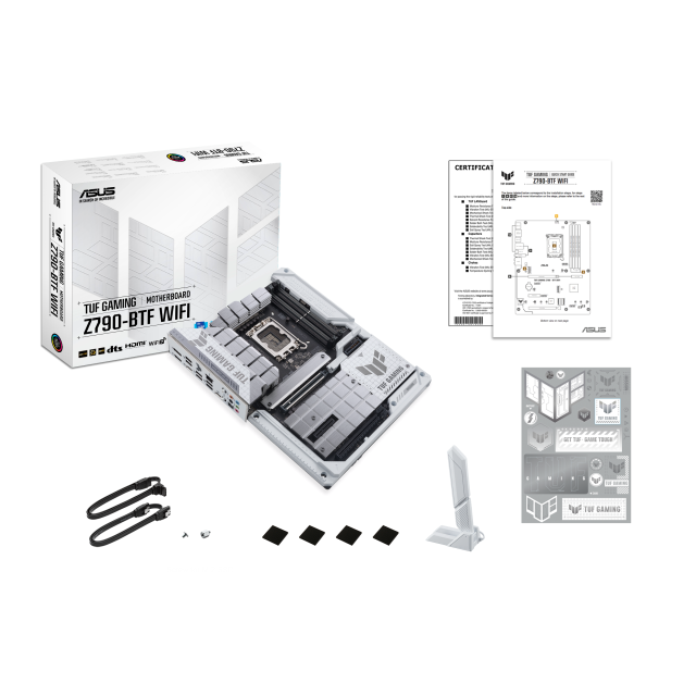 Дънна платка ASUS TUF GAMING Z790-BTF WIFI, LGA1700, DDR5, 4 x M.2 slots and 4 x SATA 6Gb/s, PCIe 5.0, Wi-Fi 7, HDMI, DP, ATX