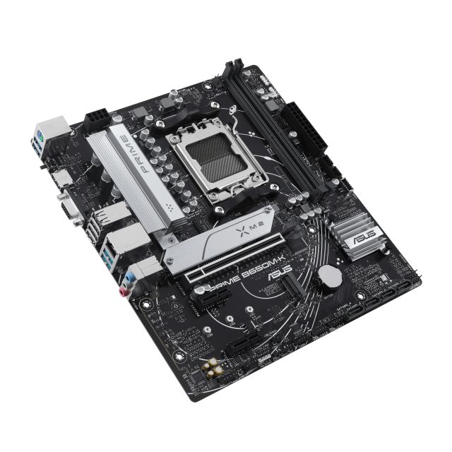 Дънна платка ASUS PRIME B650M-K, AM5, 2x DDR5, 2x M.2 slots and 4 x SATA 6Gb/s