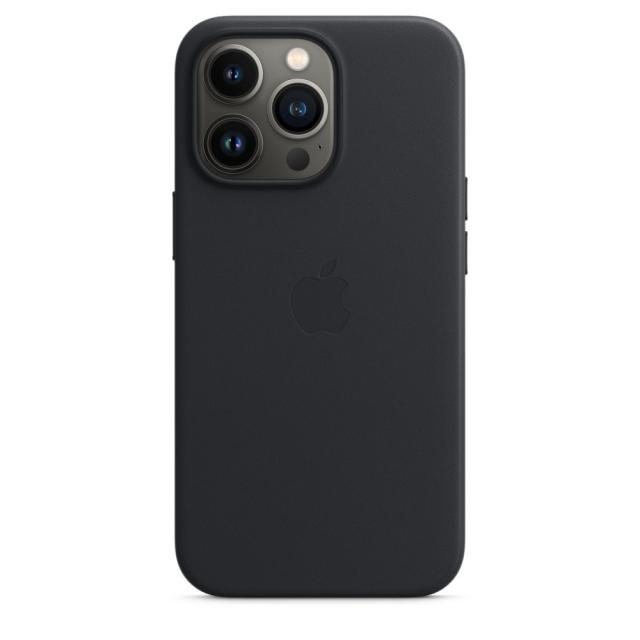 Калъф Apple iPhone 13 Pro Leather Case with MagSafe - Midnight
