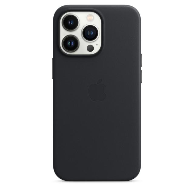 Калъф Apple iPhone 13 Pro Leather Case with MagSafe - Midnight