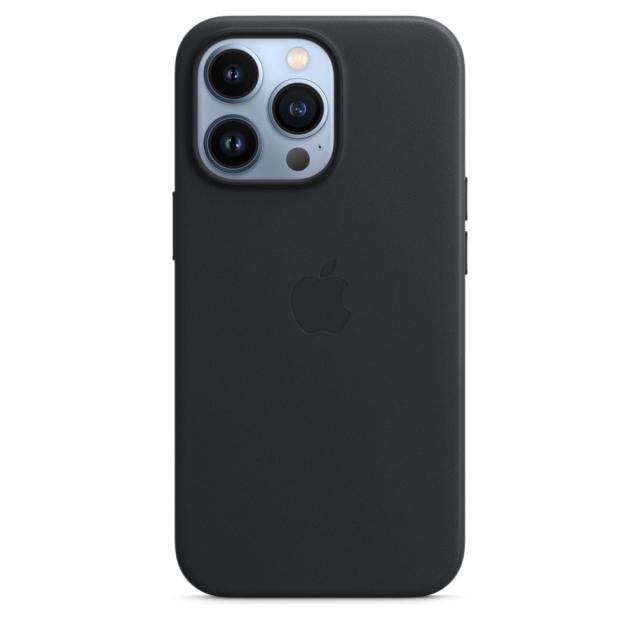 Калъф Apple iPhone 13 Pro Leather Case with MagSafe - Midnight