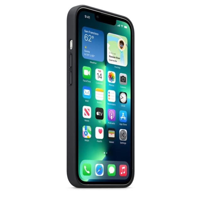 Калъф Apple iPhone 13 Pro Leather Case with MagSafe - Midnight