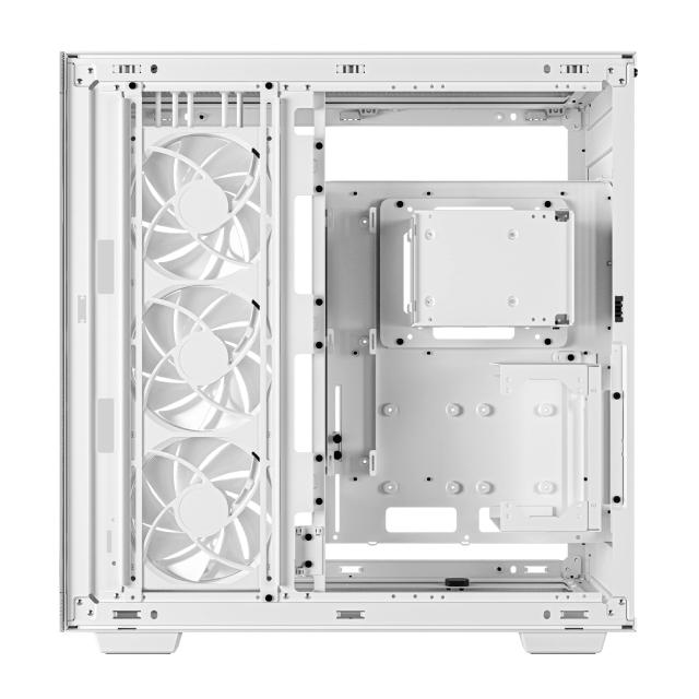 Кутия DeepCool CH780 Dual-Chamber WH, Big Tower, 1 x USB 3.1 Type-C, 4 x USB 3.0, EATX/ATX/mATX/Mini-ITX