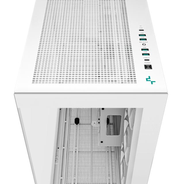 Кутия DeepCool CH780 Dual-Chamber WH, Big Tower, 1 x USB 3.1 Type-C, 4 x USB 3.0, EATX/ATX/mATX/Mini-ITX