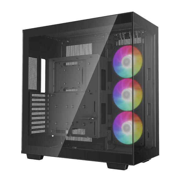 Кутия DeepCool CH780 Dual-Chamber Black, Big Tower, 1 x USB 3.1 Type-C, 4 x USB 3.0, EATX/ATX/mATX/Mini-ITX