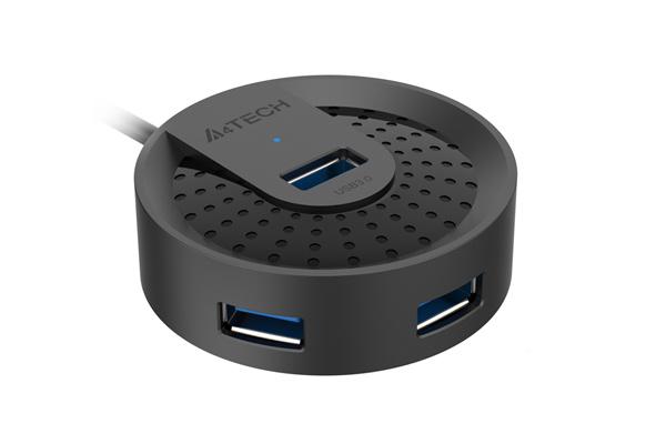 USB хъб A4TECH HUB-30 USB  3.0 BLACK