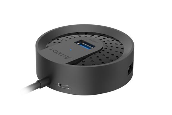 USB хъб A4TECH HUB-30 USB  3.0 BLACK