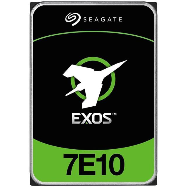 Твърд диск Seagate Exos 7E10 10TB, 256 MB 7200rpm, 3.5" (8.89 cm), SATA III (6 Gb/s)