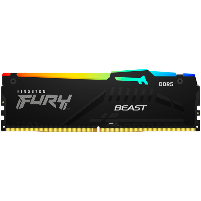 Памет Kingston FURY Beast RGB EXPO 32GB (2x16GB) DDR5 6000MHz, CL30, 1.4V