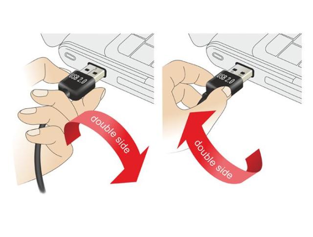 Кабел DeLock EASY, USB 2.0 Type-A мъжко към USB 2.0 Type Mini-B мъжко 0.5 m