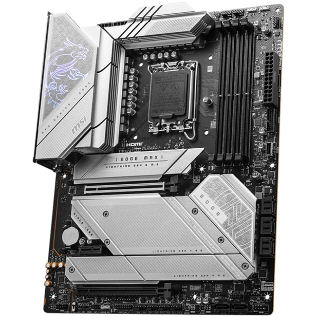 Дънна платка MSI MPG Z790 EDGE TI MAX WIFI, LGA1700, 4x DDR5, 2x PCIe x16, 5x M.2, WI-FI 6E, 1x HDMI, 1x DP, 1x USB 3.2 Gen 2x2, 4x USB 3.2 Gen 2, 4x USB 2.0, , Type-C, ATX