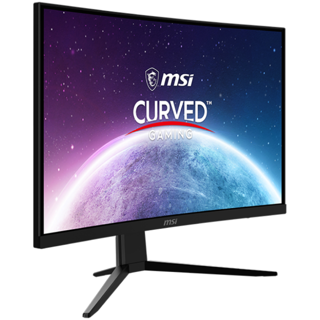 Монитор MSI G2422C Curved Gaming Monitor, 24" (60.96 cm) FHD, VA Anti-glare, 1ms, 180Hz, 1500R Curve, 2x HDMI, 1x DP