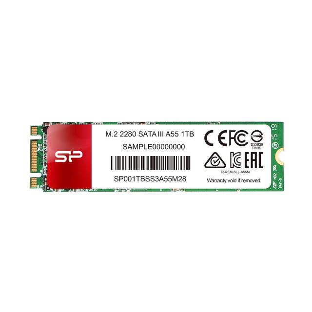 Silicon Power A55, SSD 1TB, M.2 2280, SATA 6Gb/s, 2.5" (6.35cm)