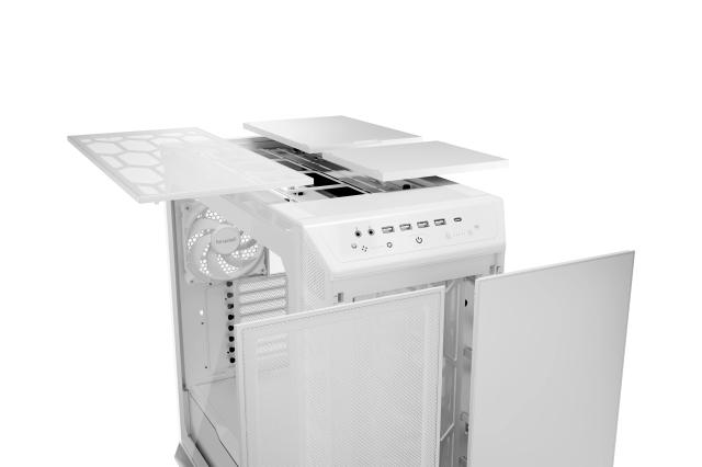 Кутия Be quiet! Dark Base Pro 901 White, Big Tower, 1 x USB 3.2 Gen 2 Type-C, 4 x USB 3.2 Type A, EATX, XLATX, ATX, mATX, Mini-ITX